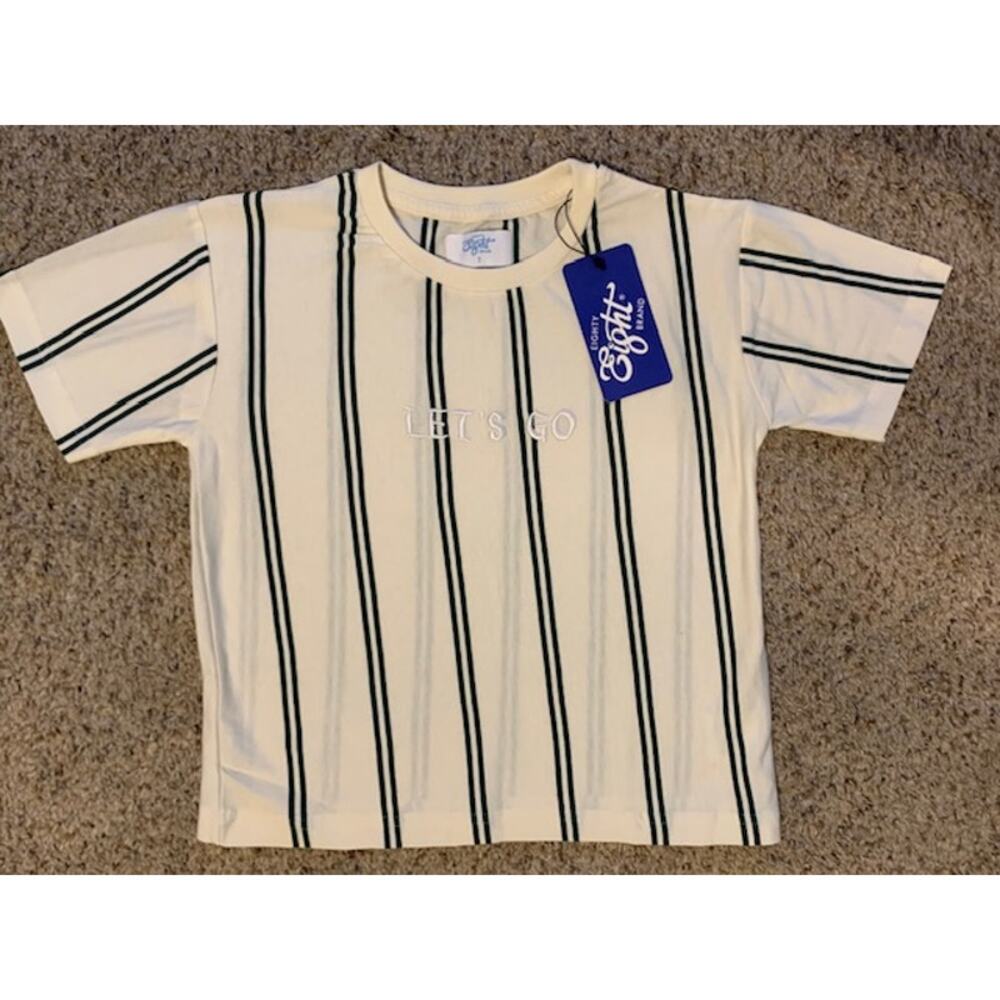 *NWT* Boys' Pullover Shirt "Let's Go" - Size 7 by "Eighty Eight"